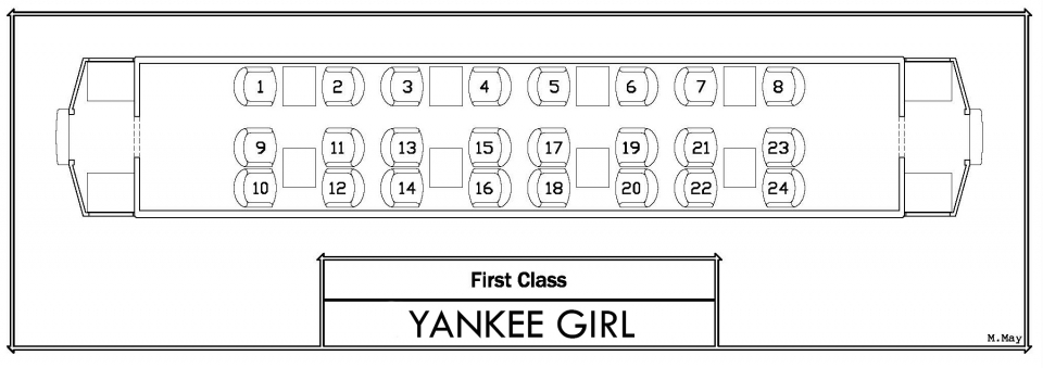 Yankee Girl seating chart