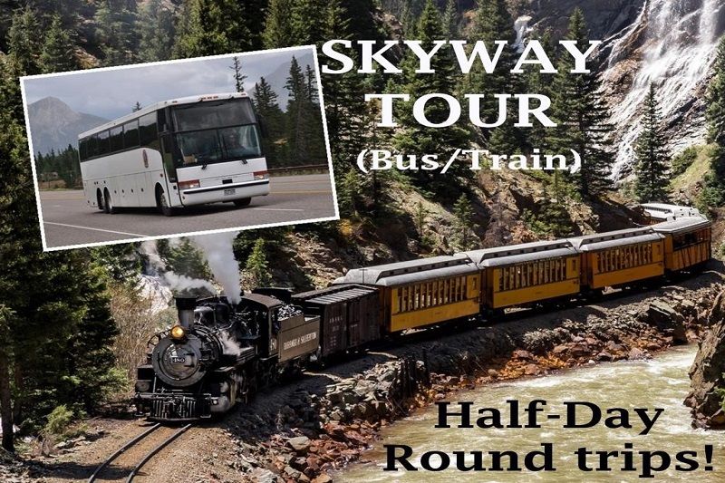 Steam Train Up\Bus Return - Official Durango & Silverton Narrow Gauge ...